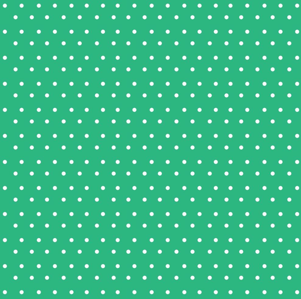 white circles on green background pattern vector
