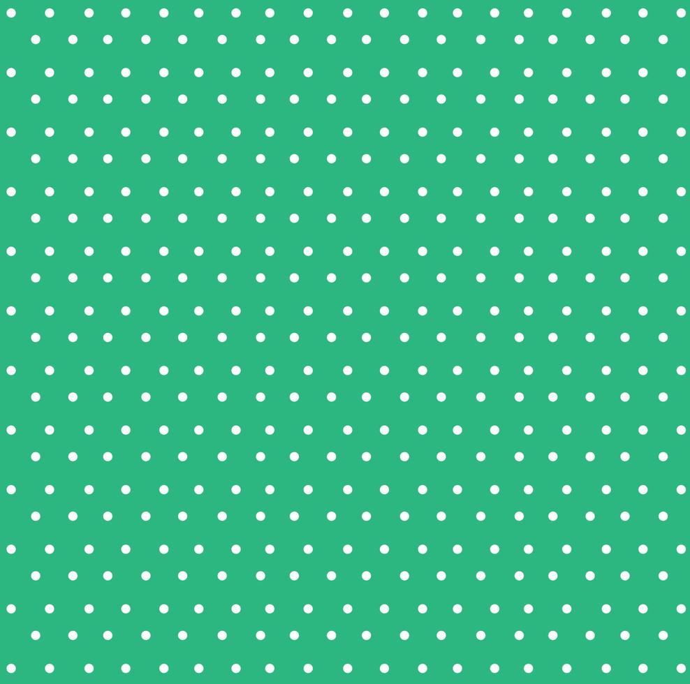 white circles on green background pattern vector