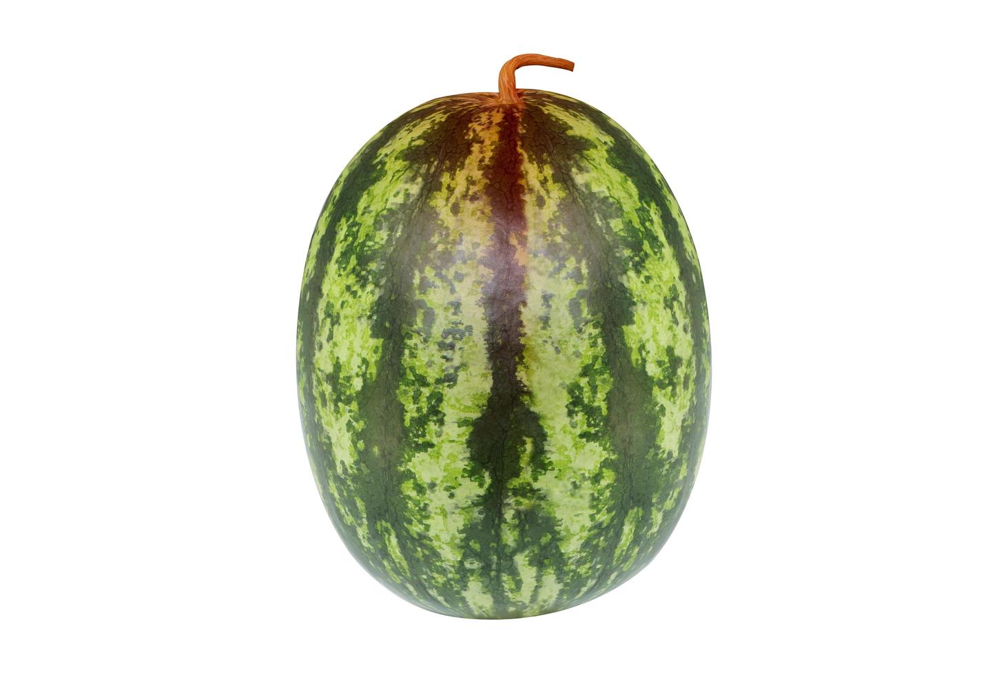 watermelon isolated on white background with clipping path. photo