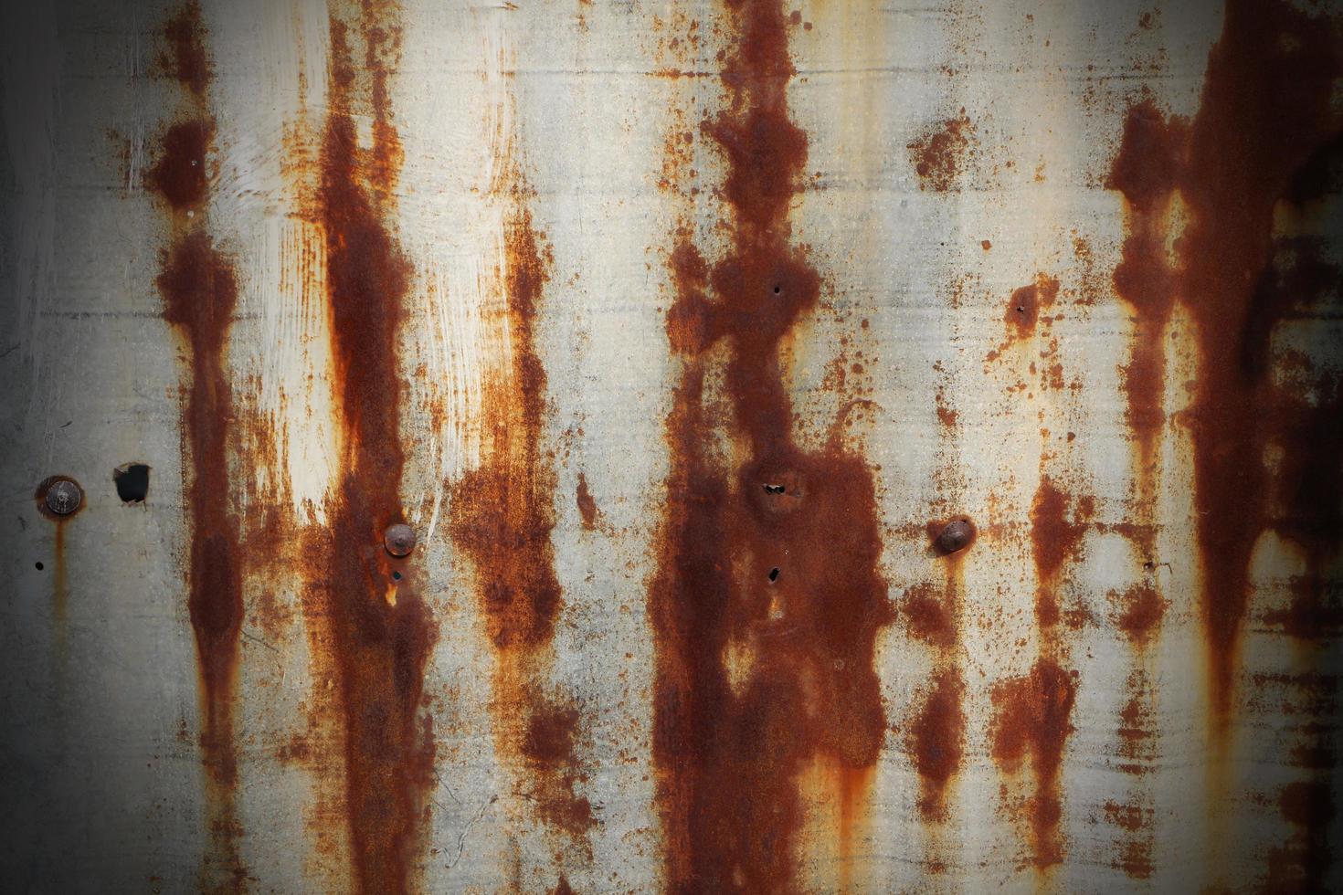 Rusty old galvanized sheet texture for background. photo