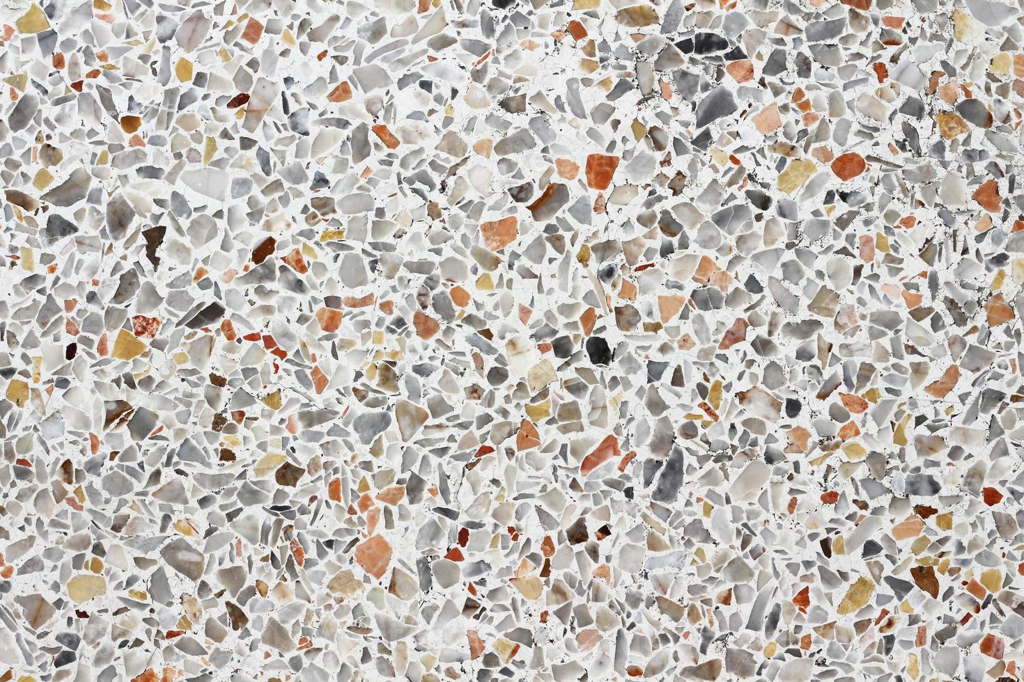 Terrazzo finish floor or wall. Concrete texture for background. Abstract marble pattern for interior, wallpaper, skin tile luxurious and design. Top view. photo