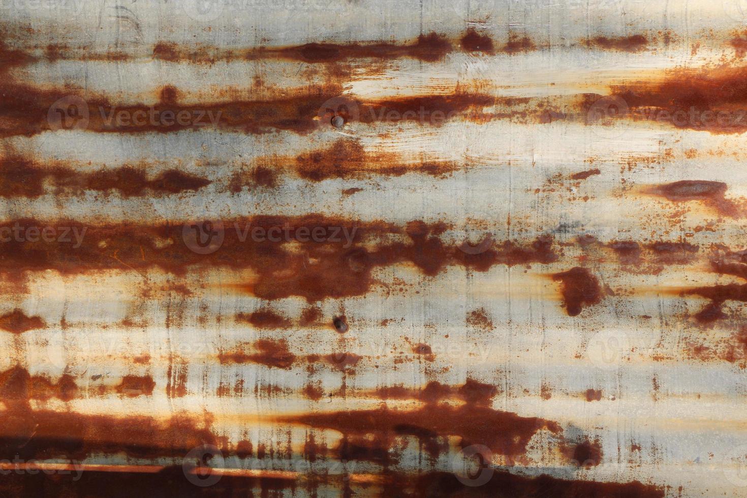 Rusty old galvanized sheet texture for background. photo