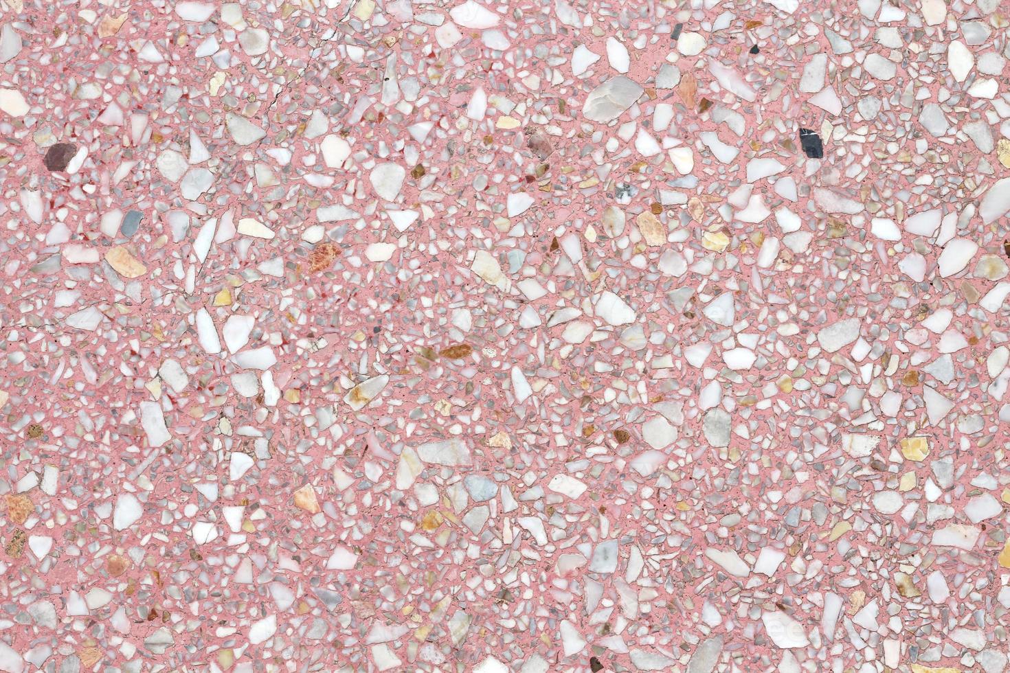 Terrazzo finish floor or wall. Concrete texture for background. Abstract marble pattern for interior, wallpaper, skin tile luxurious and design. Top view. photo
