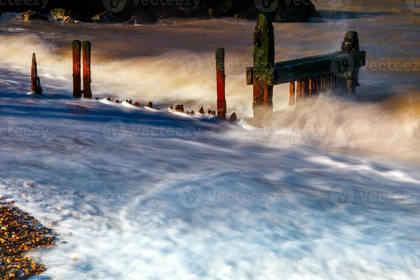 Reculver Sea Defences Have Seen Better Days photo