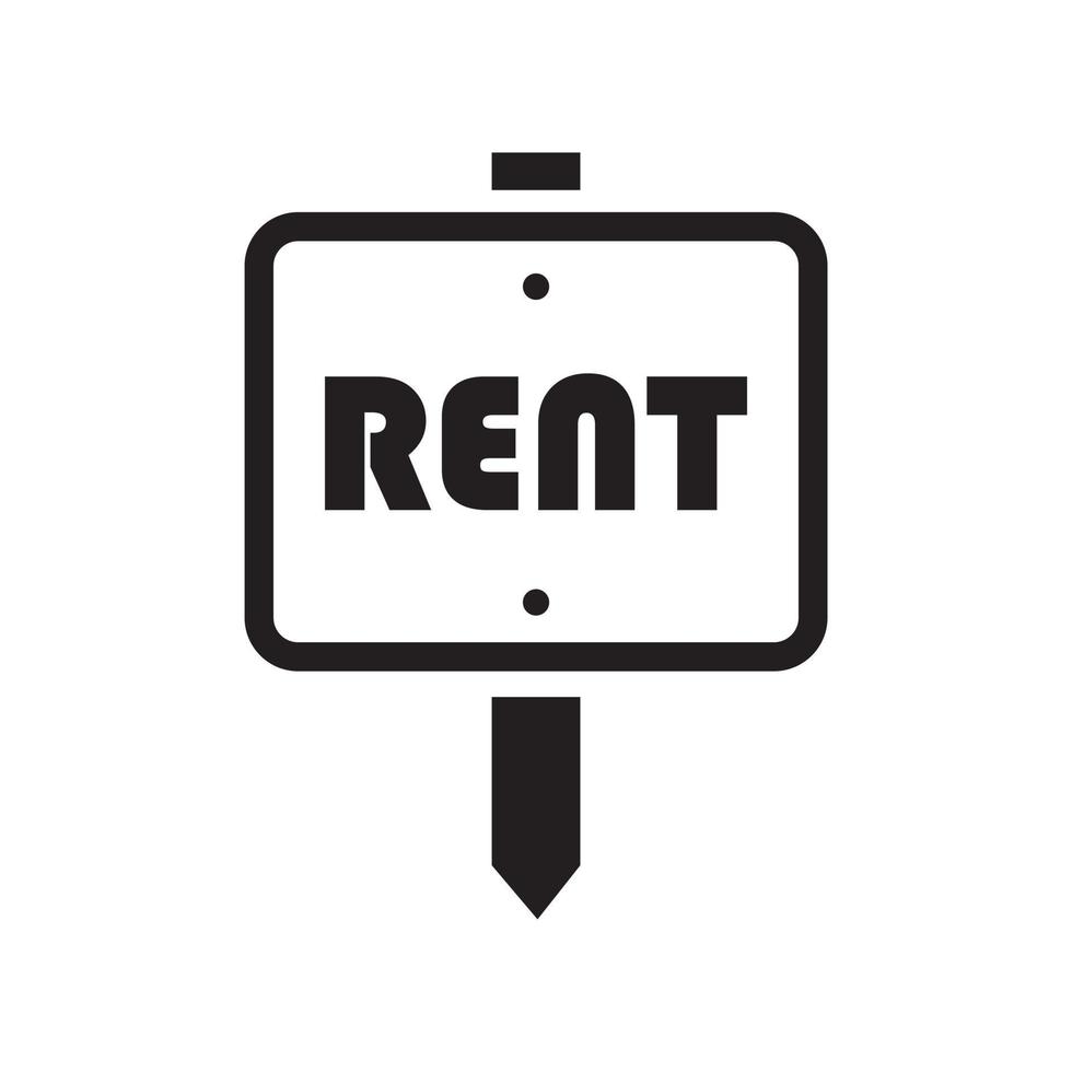 for rent icon vector