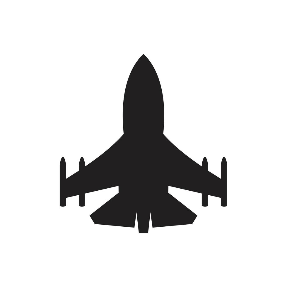 jet plane icon template black color editable. jet plane icon symbol Flat vector illustration for graphic and web design.