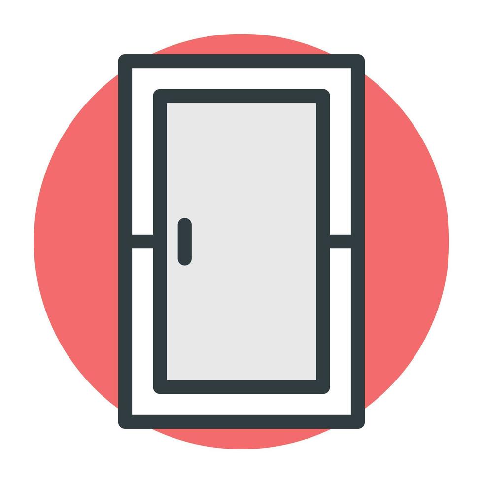 Close Door  Concepts vector