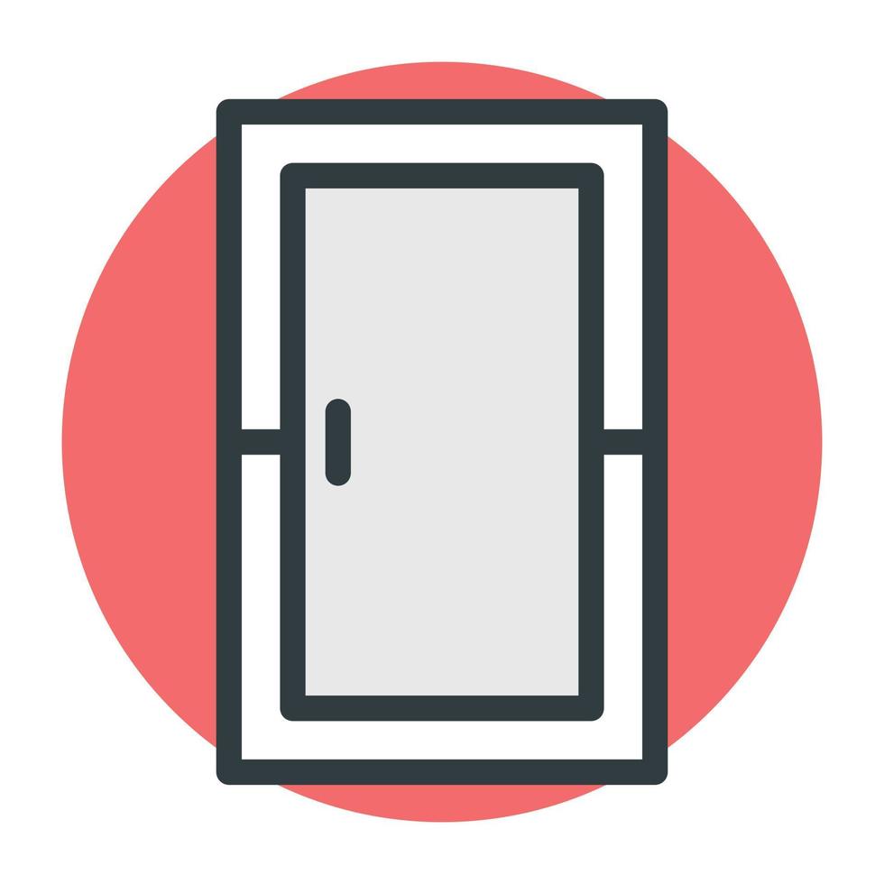 Close Door  Concepts vector