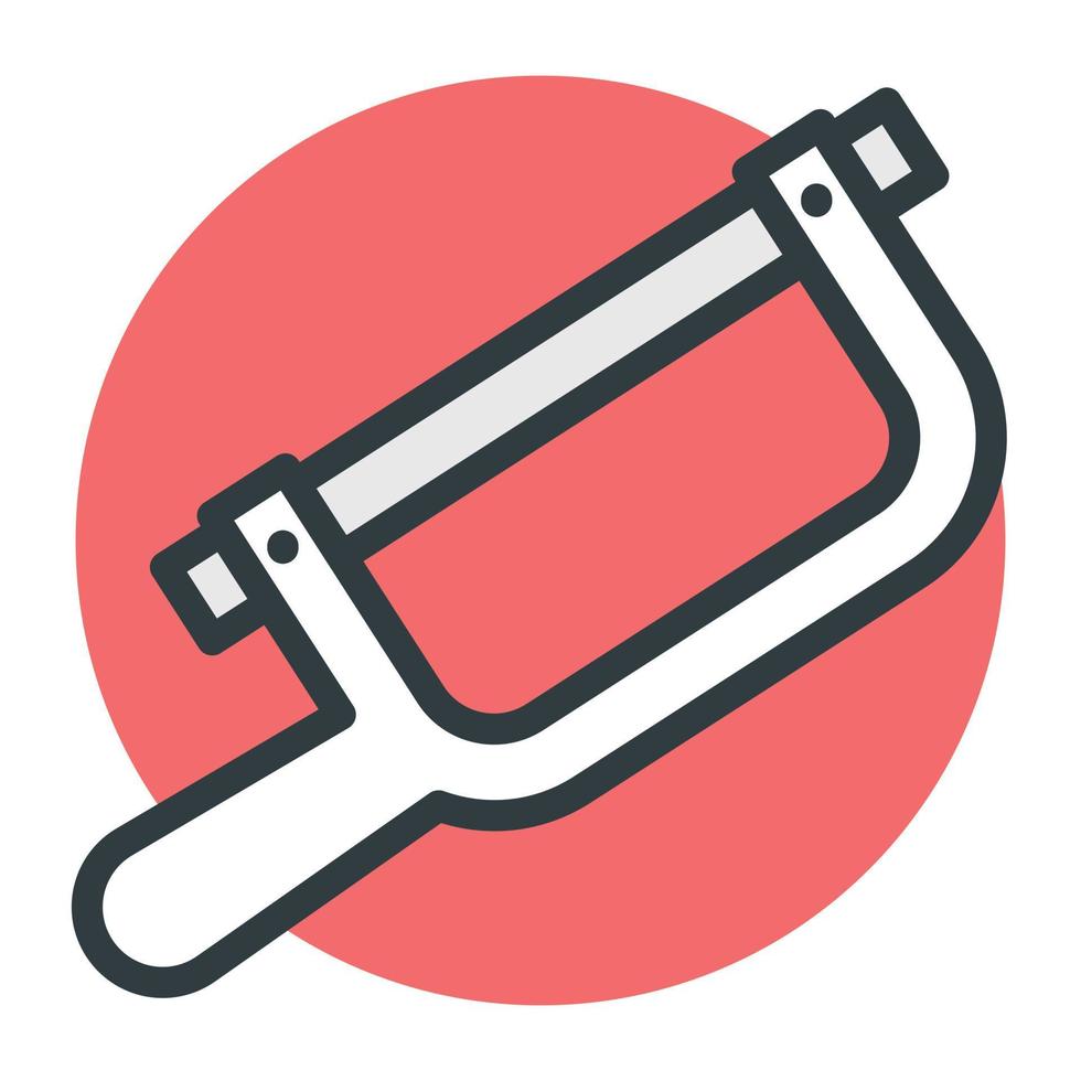Trendy Hacksaw Concepts vector