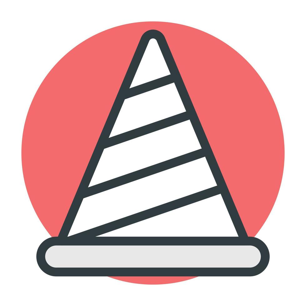 Construction Cone Concepts vector