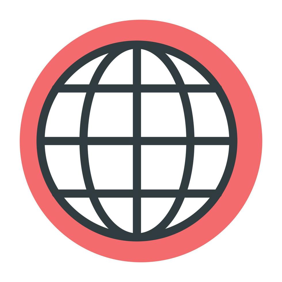 Trendy Globe Concepts vector
