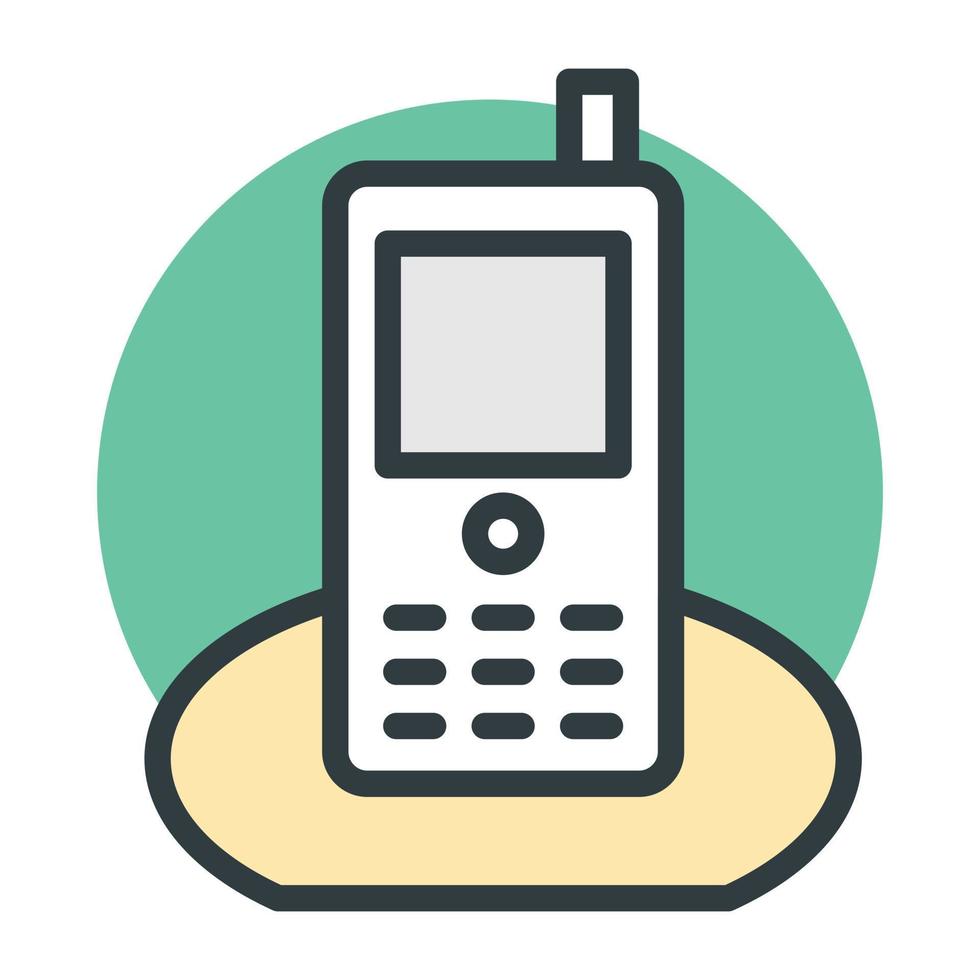 conceptos de telefonos inalambricos vector