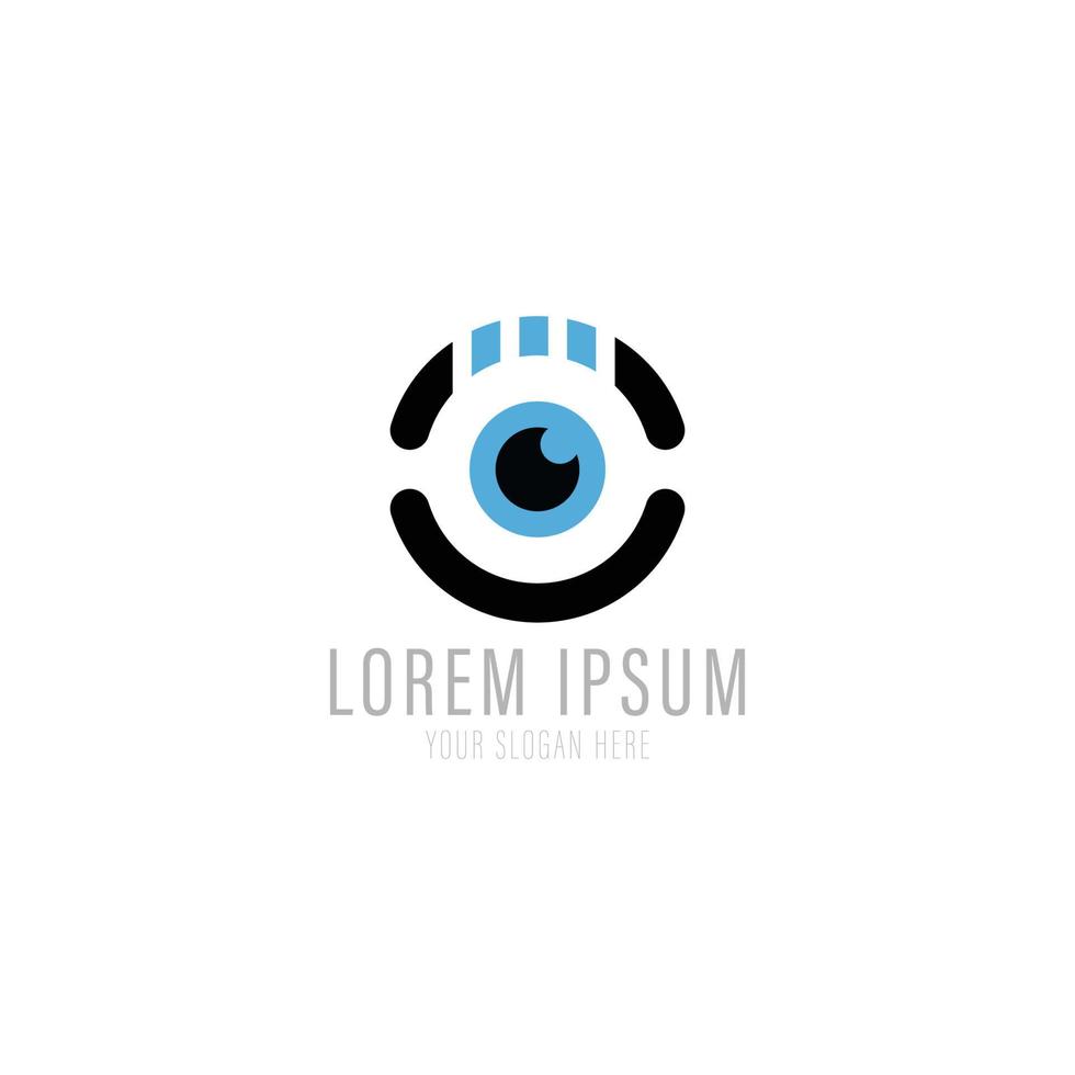 Creative Eye Concept Logo Design Template. vector