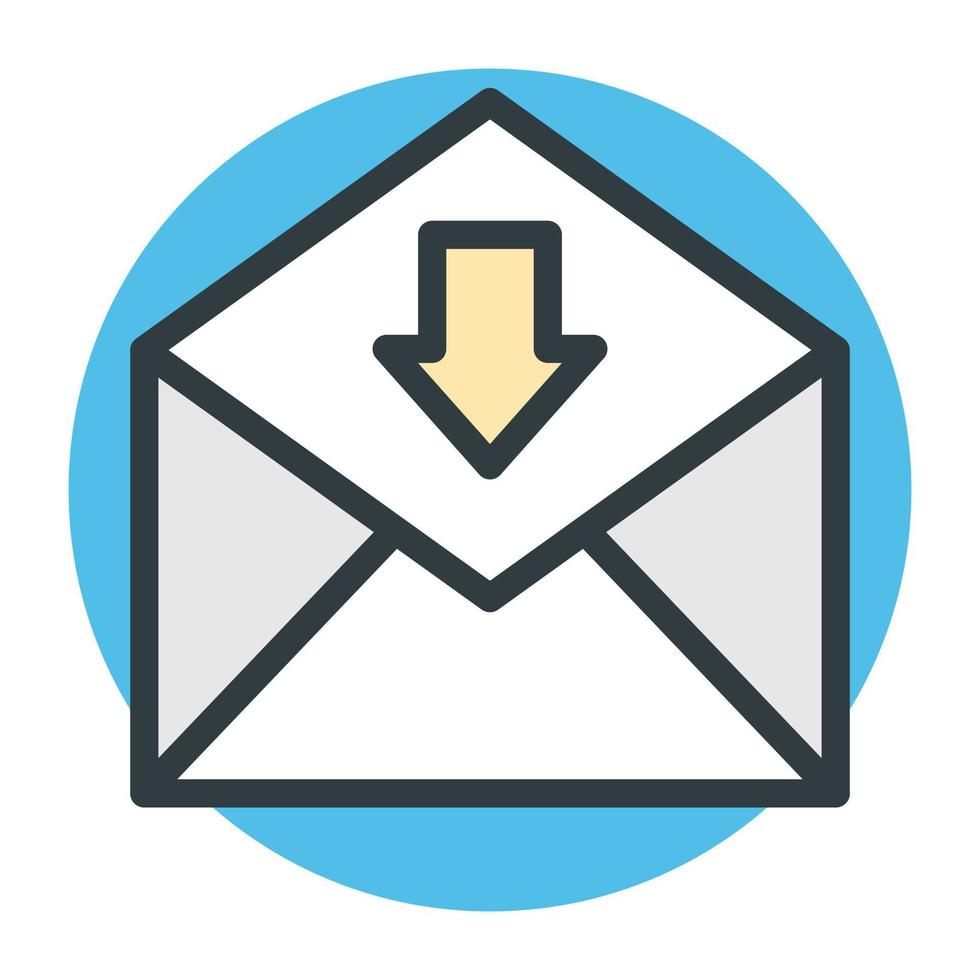 Trendy Inbox Concepts vector