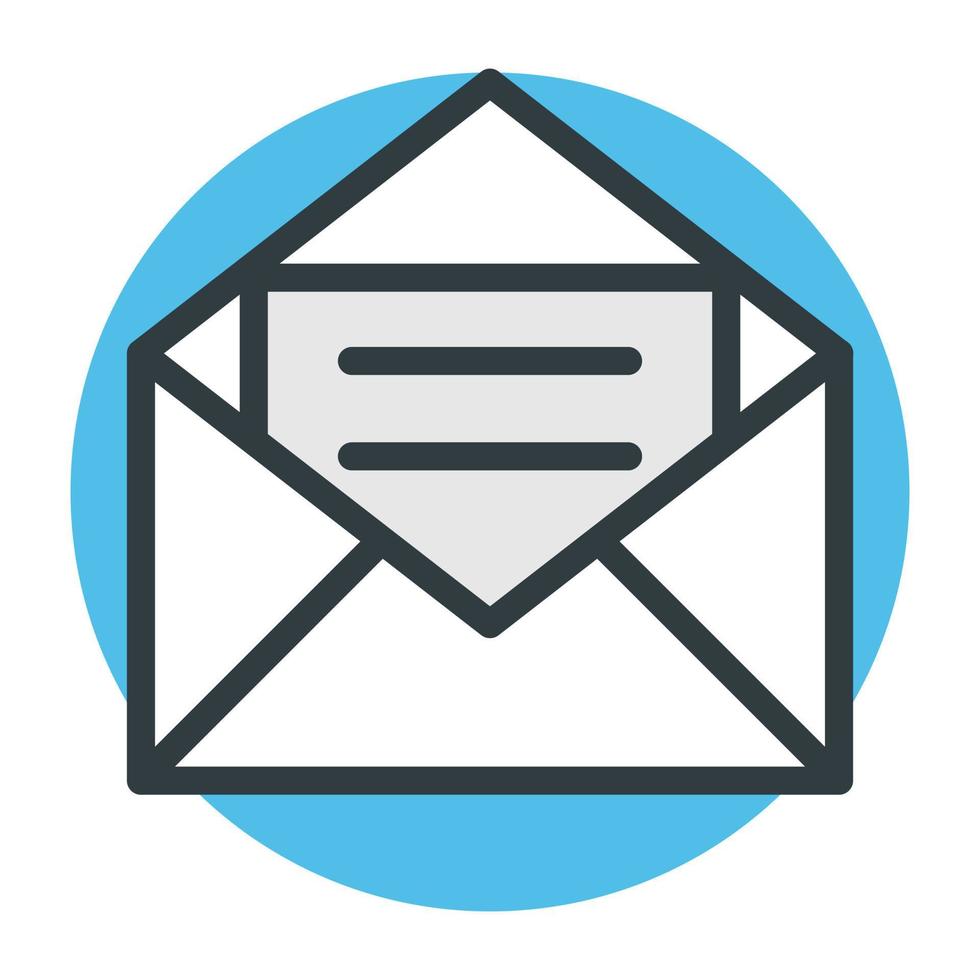 Trendy Inbox Concepts vector