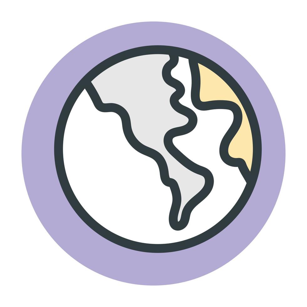 Trendy Globe Concepts vector