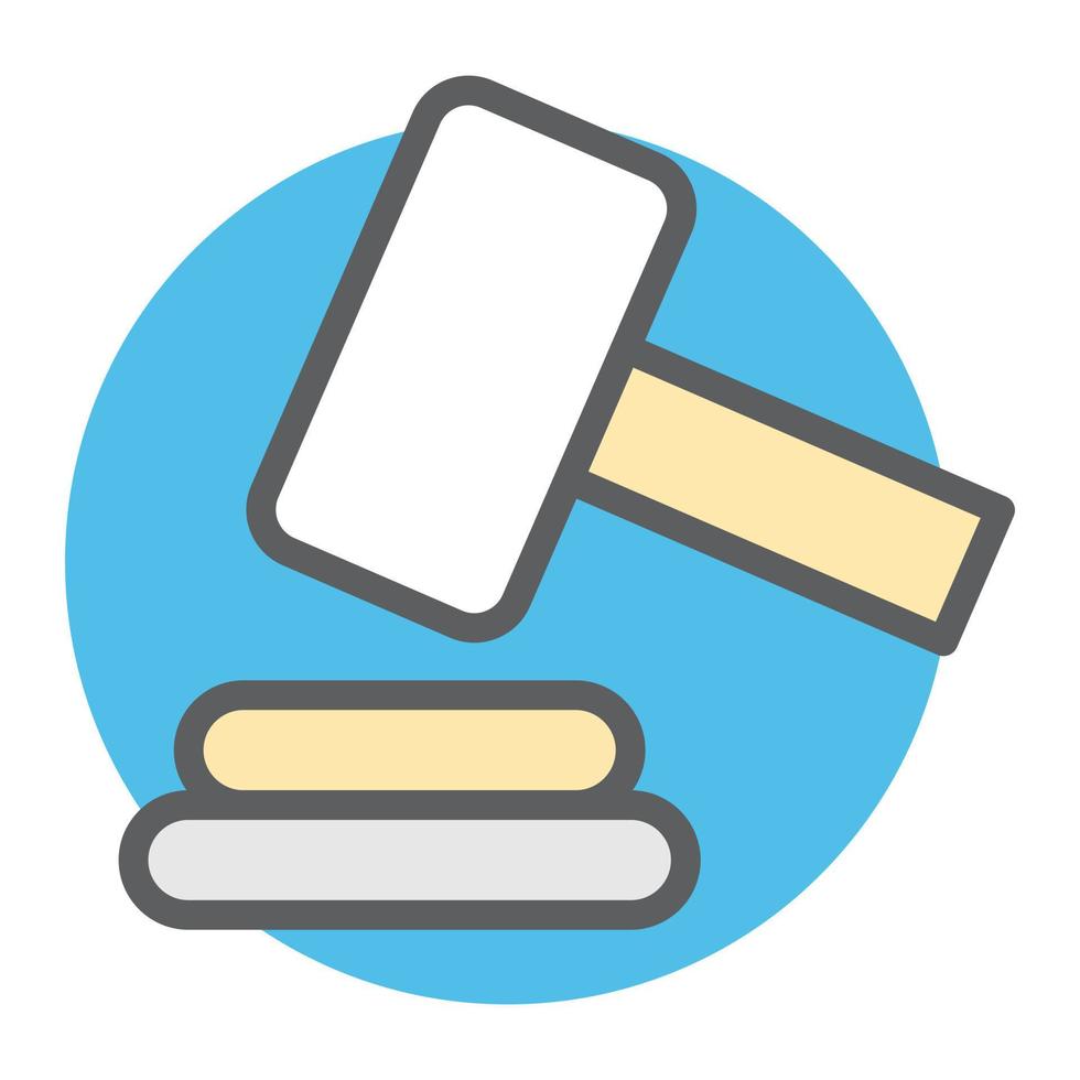 Trendy Gavel Concepts vector