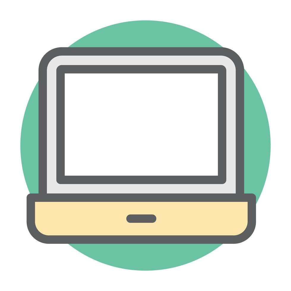 Trendy Laptop Concepts vector