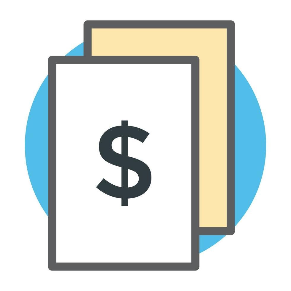 Trendy Banknote Concepts vector