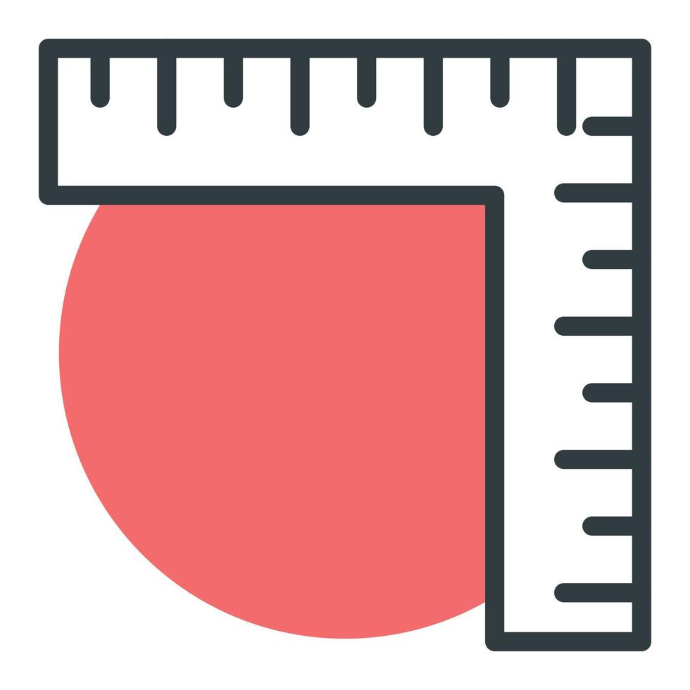 Trendy Ruler Concepts vector