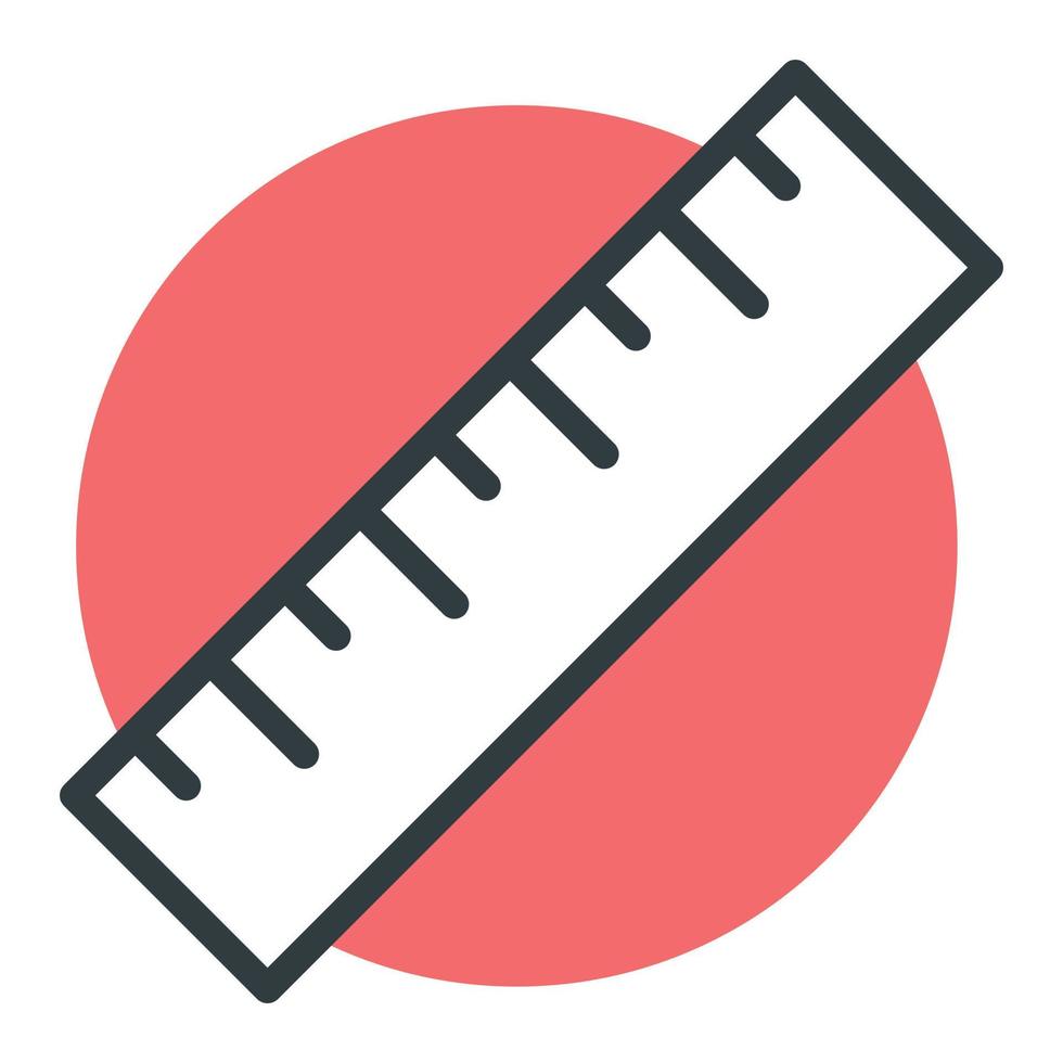 Trendy Ruler Concepts vector
