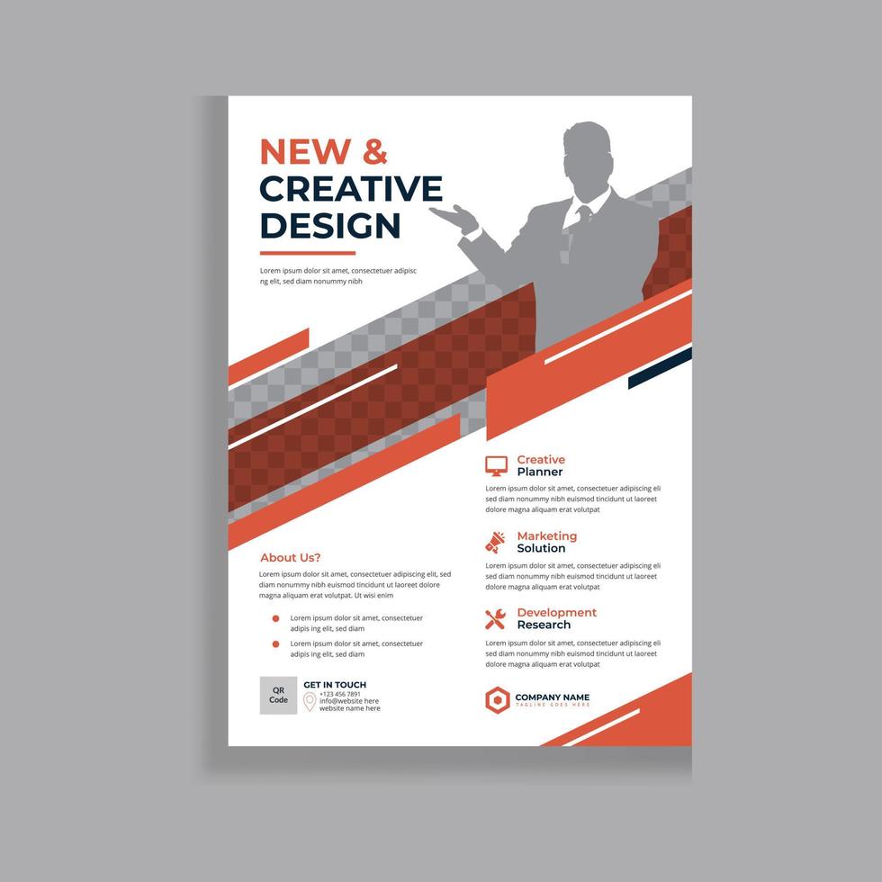 Corporate Flyer Design Template vector