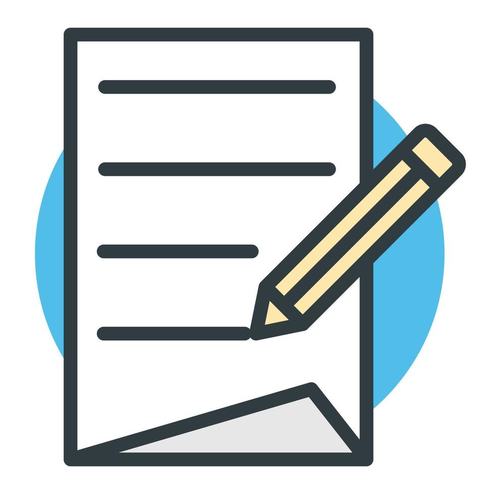 Writing Pad  Concepts vector