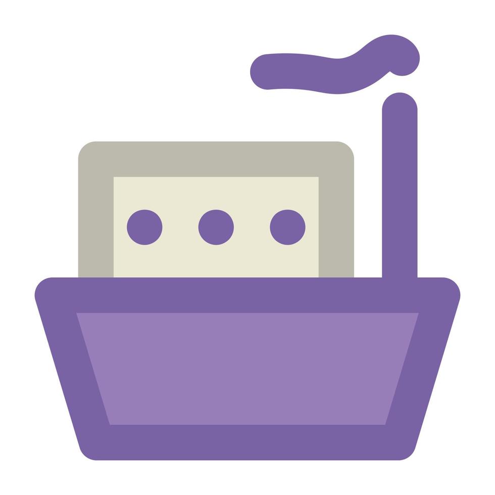 Trendy Ship Concepts vector