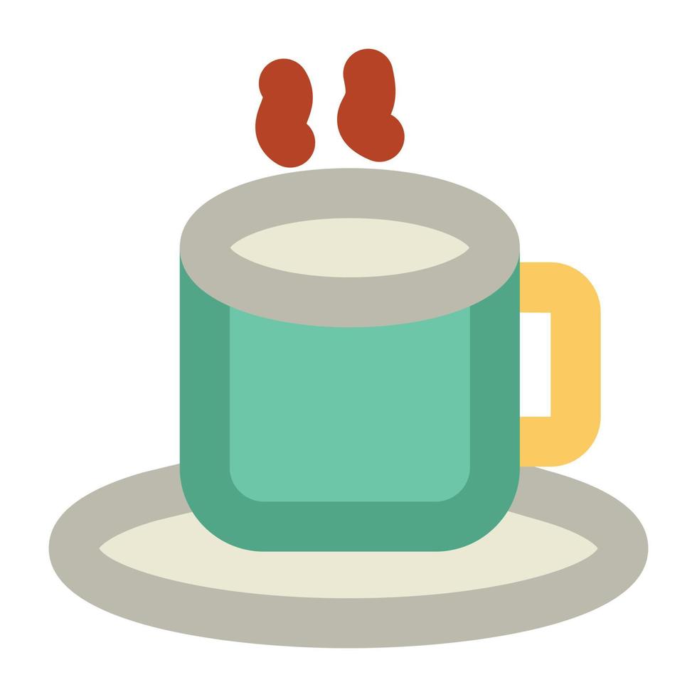 Trendy Teacup Concepts vector