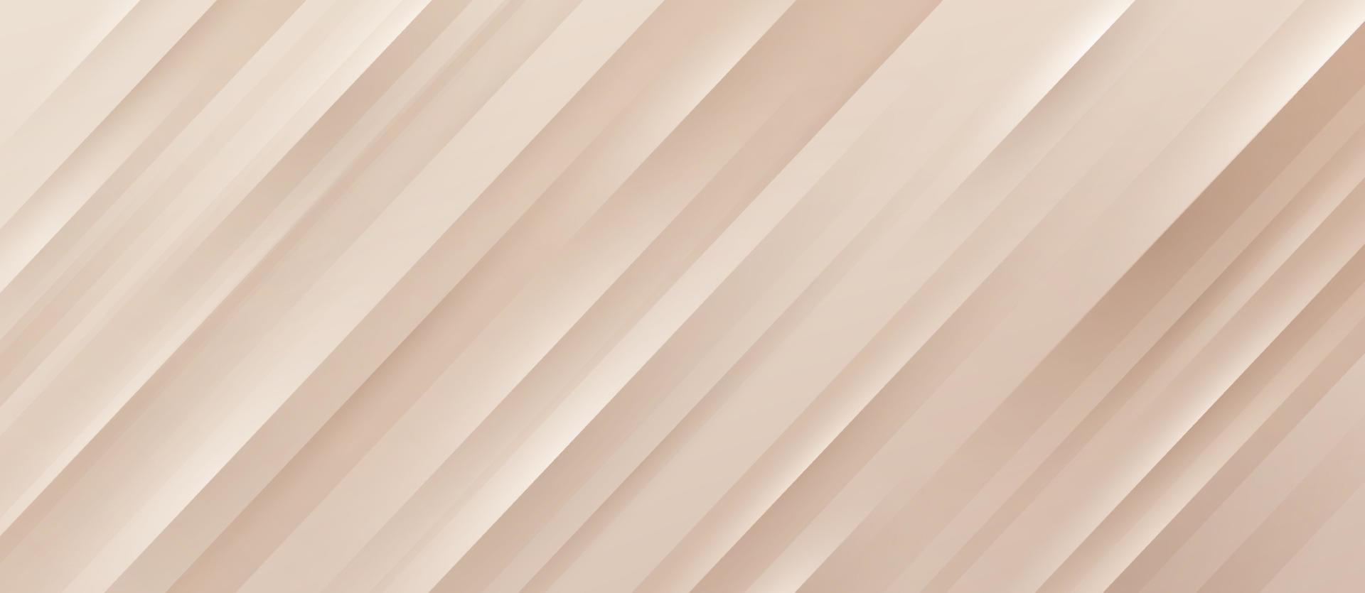 Light brown gradient background with dynamic diagonal stripe lines and texture. Modern and simple banner design. Luxury and elegant concept. You can use for business presentation, poster, template. vector