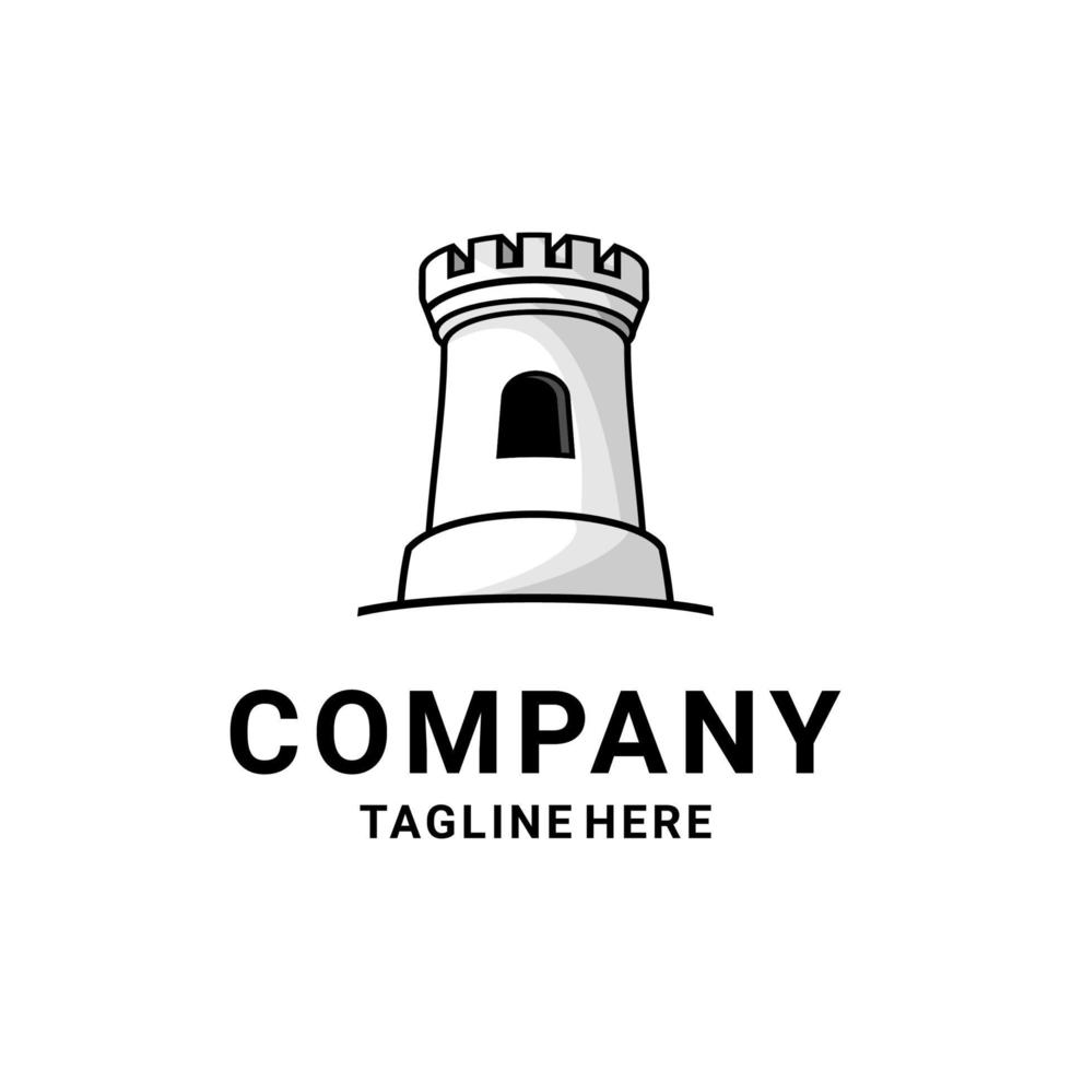 vector illustration of castle logo, castle logo