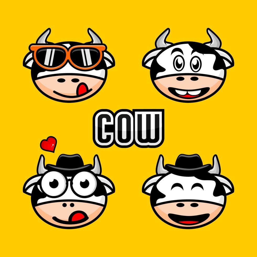 COW CARTOON VECTOR