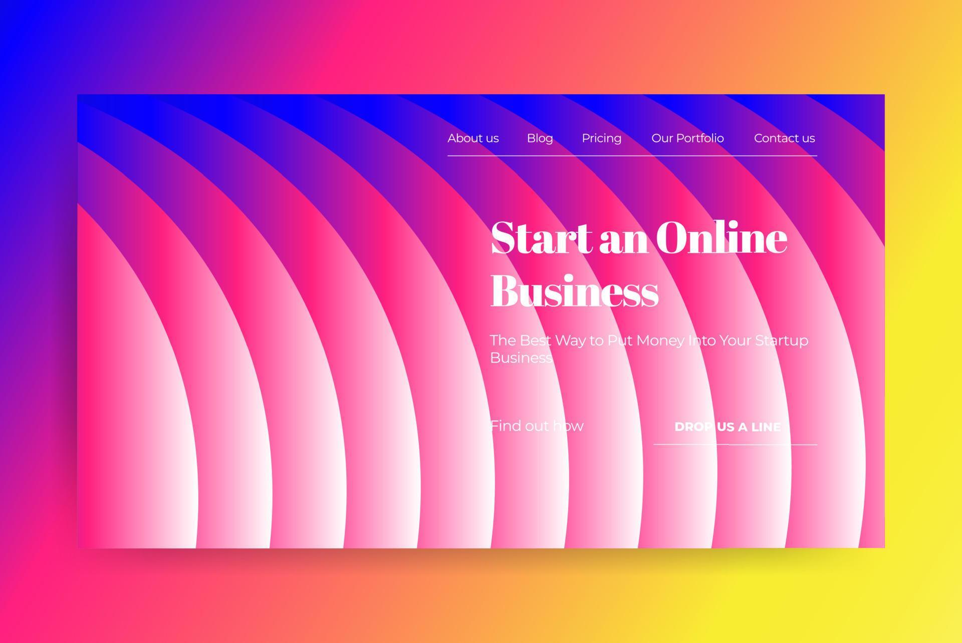 Vector illustration Landing page template 6700017 Vector Art at Vecteezy