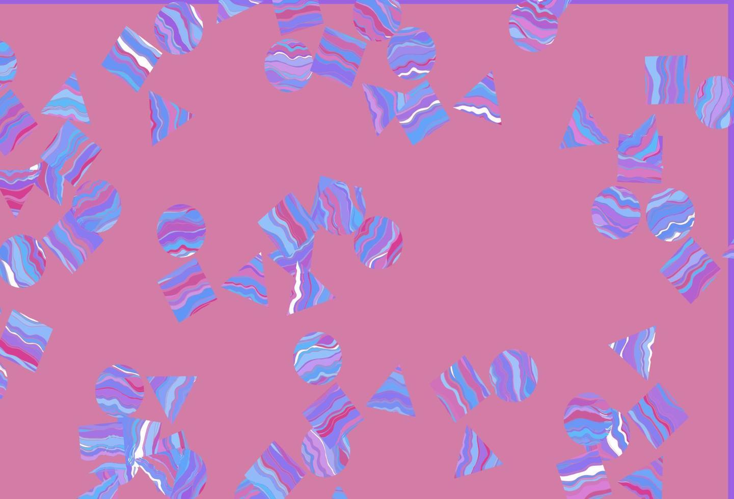 Light Pink, Blue vector texture in poly style with circles, cubes.