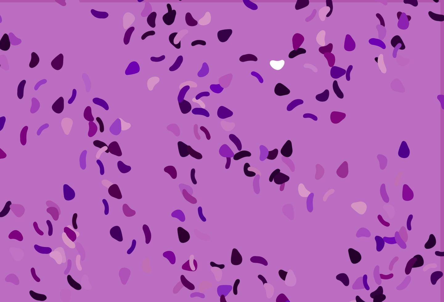 Light Purple vector template with memphis shapes.