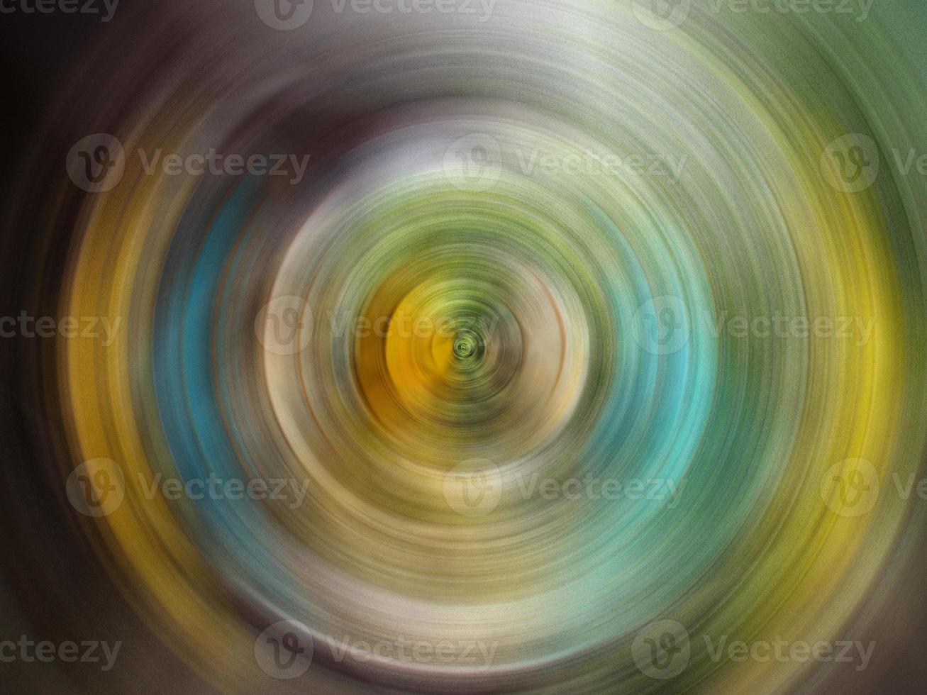 fondo de color borroso de movimiento radial circular. túnel de círculos de ilustración. Fondo de desenfoque de túnel abstracto. hermosa ilustración foto