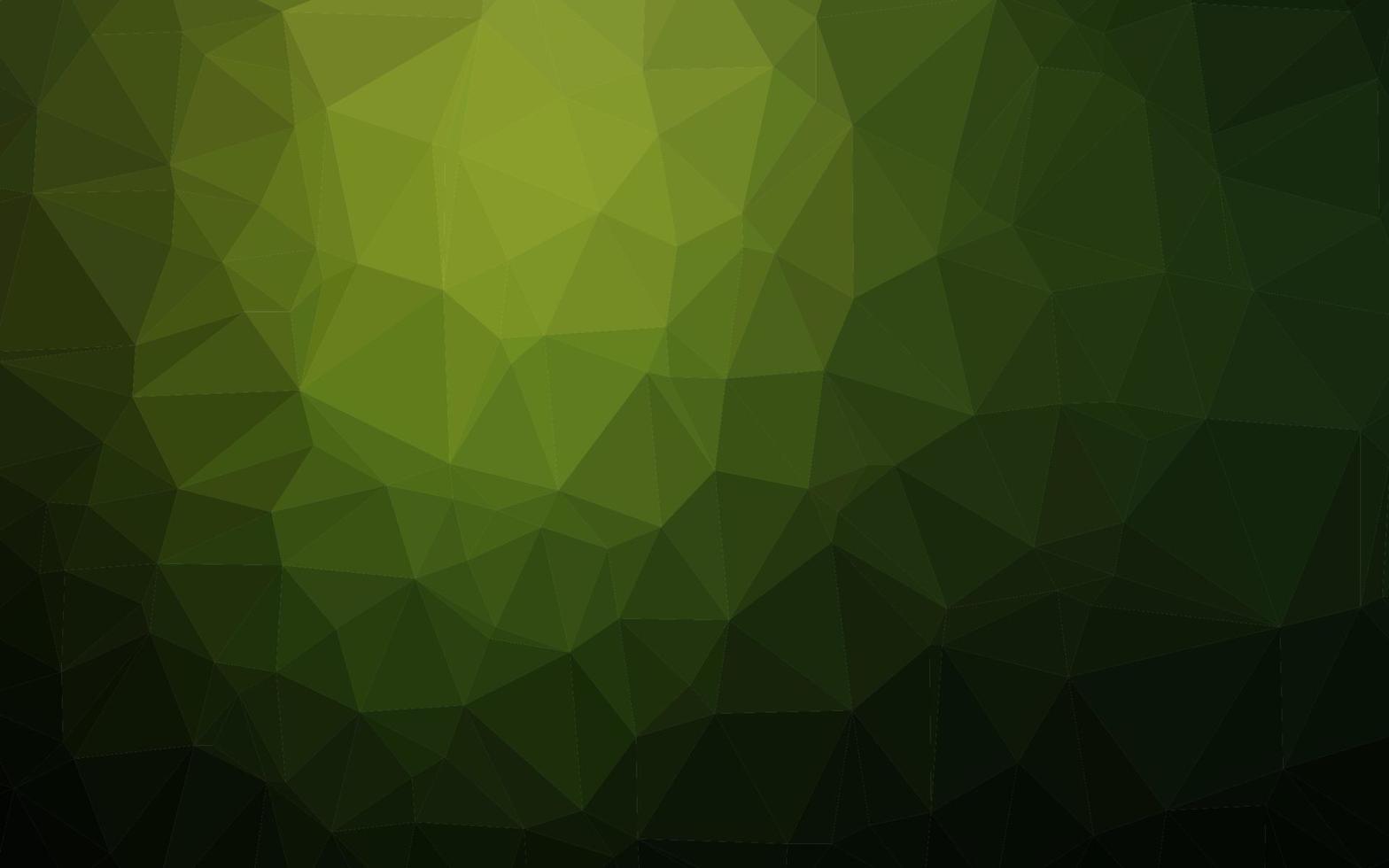 vector verde oscuro brillante fondo triangular.