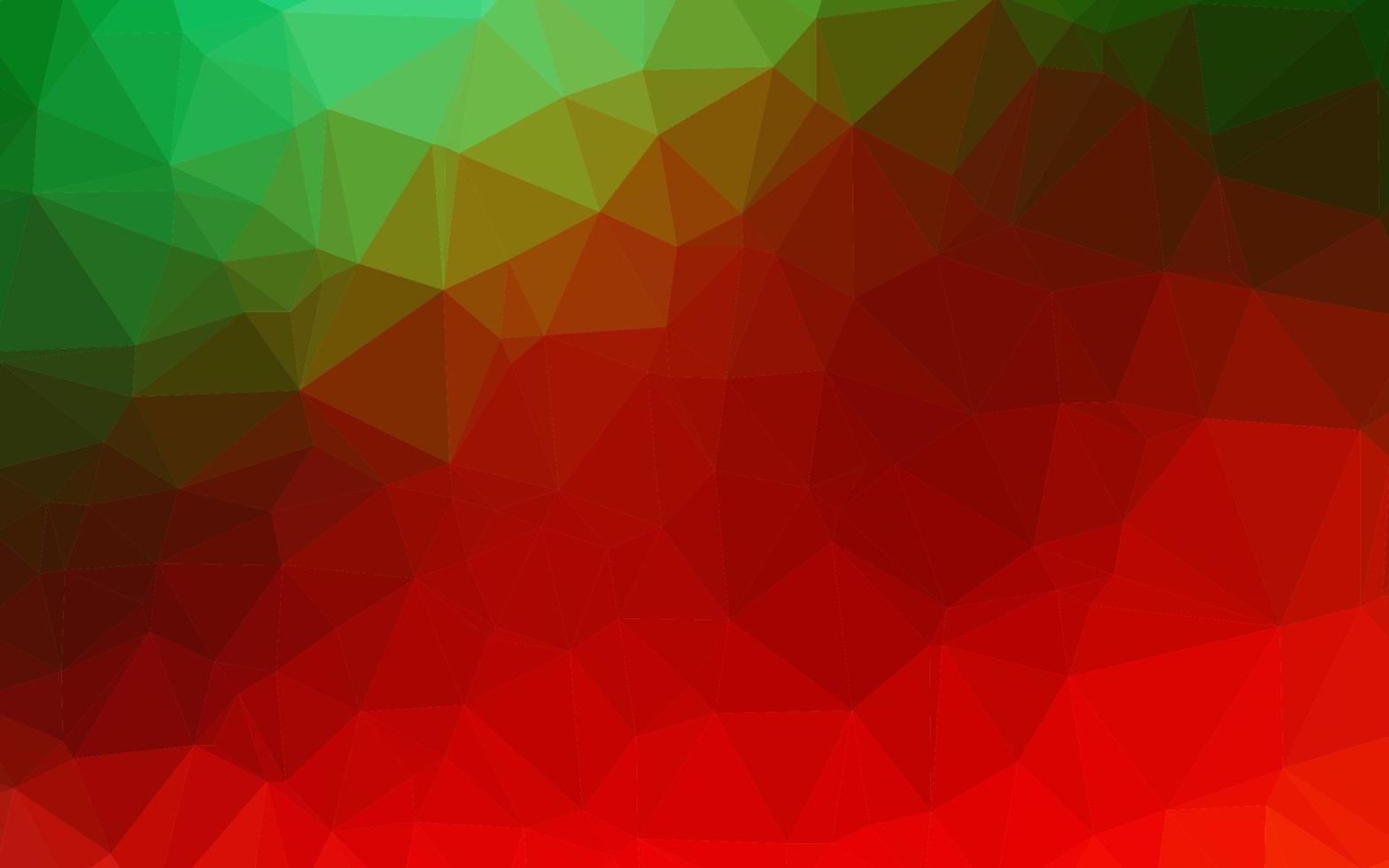 Light Green, Red vector abstract mosaic pattern.