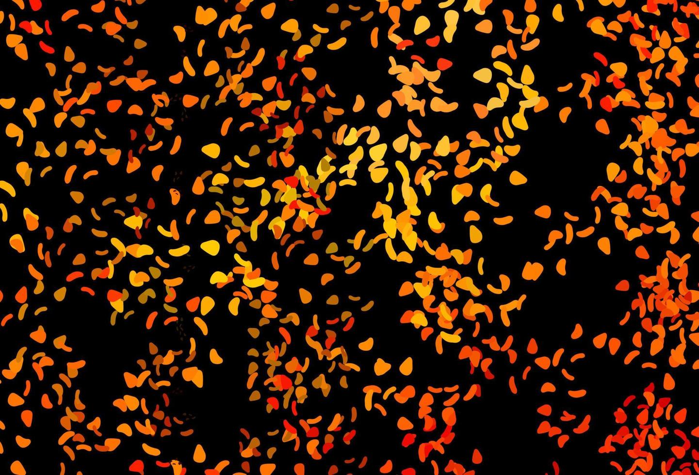 Dark Orange vector backdrop with abstract shapes.