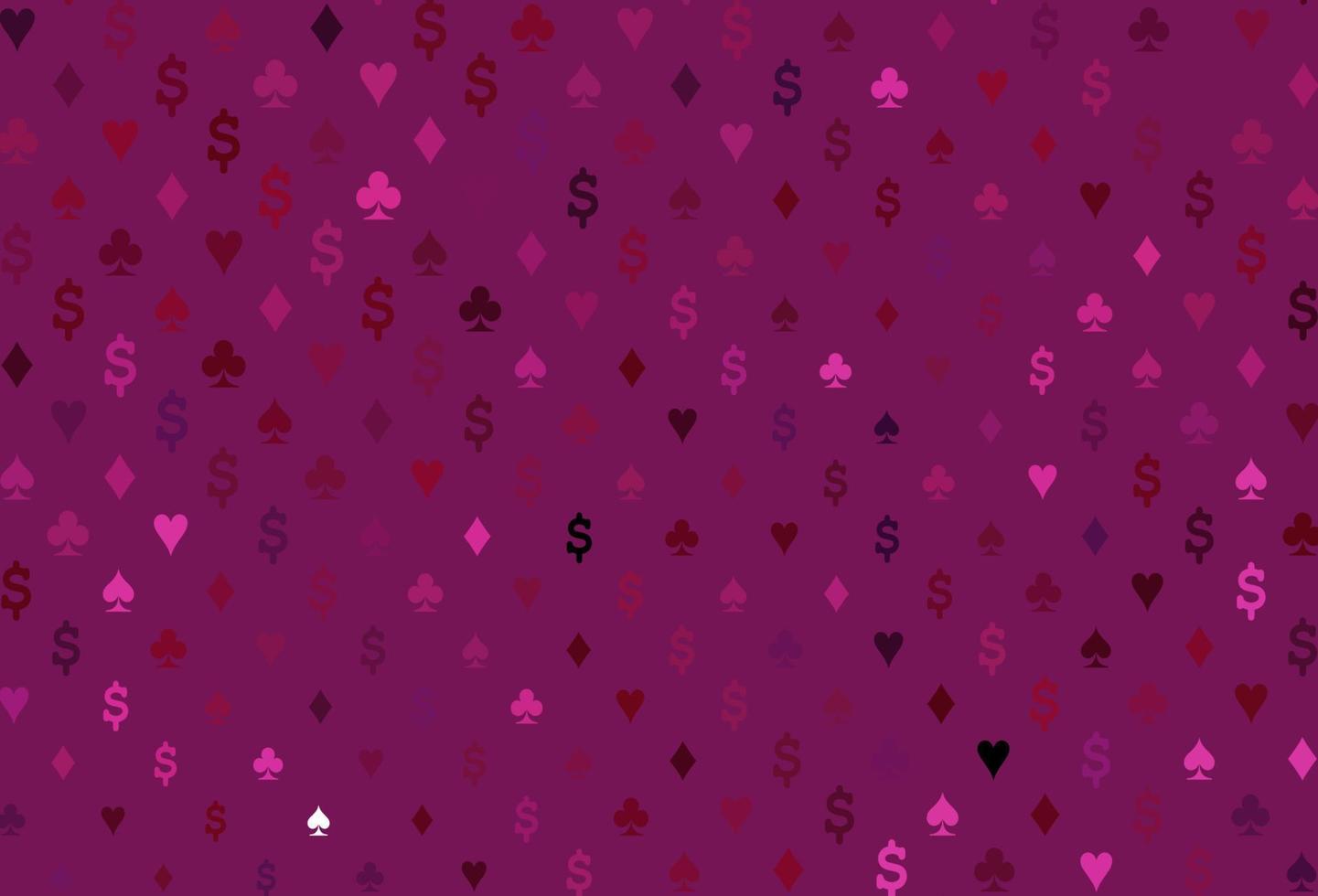 Dark pink vector layout with elements of cards.