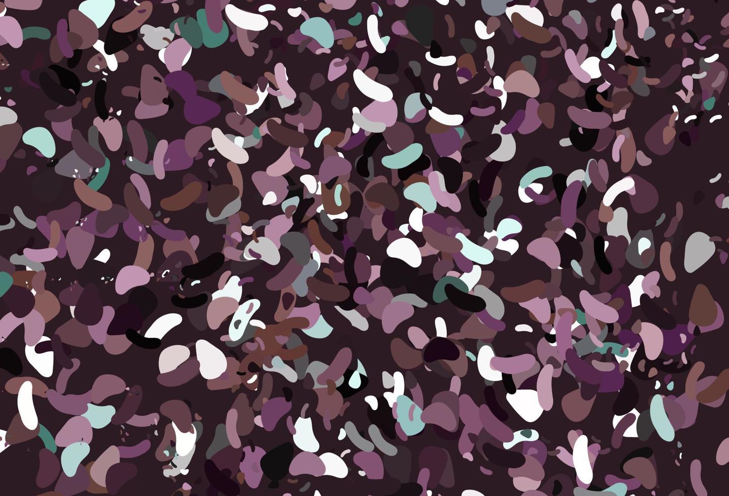 Light Pink vector pattern with chaotic shapes.