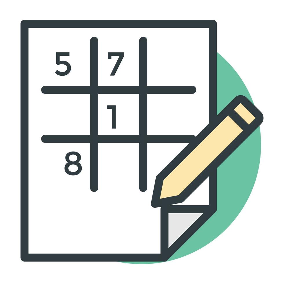 Noughts and crosses vector