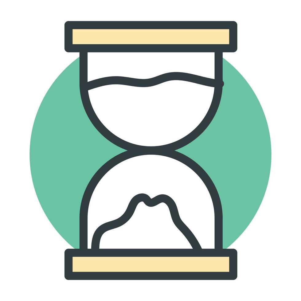 Trendy Hourglass Concepts vector