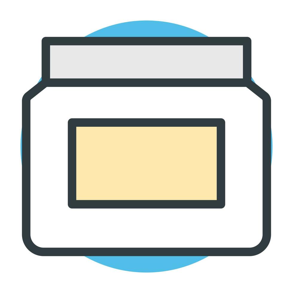 Cream Jar Concepts vector