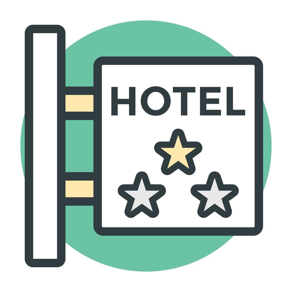 Hotel Board Concepts vector