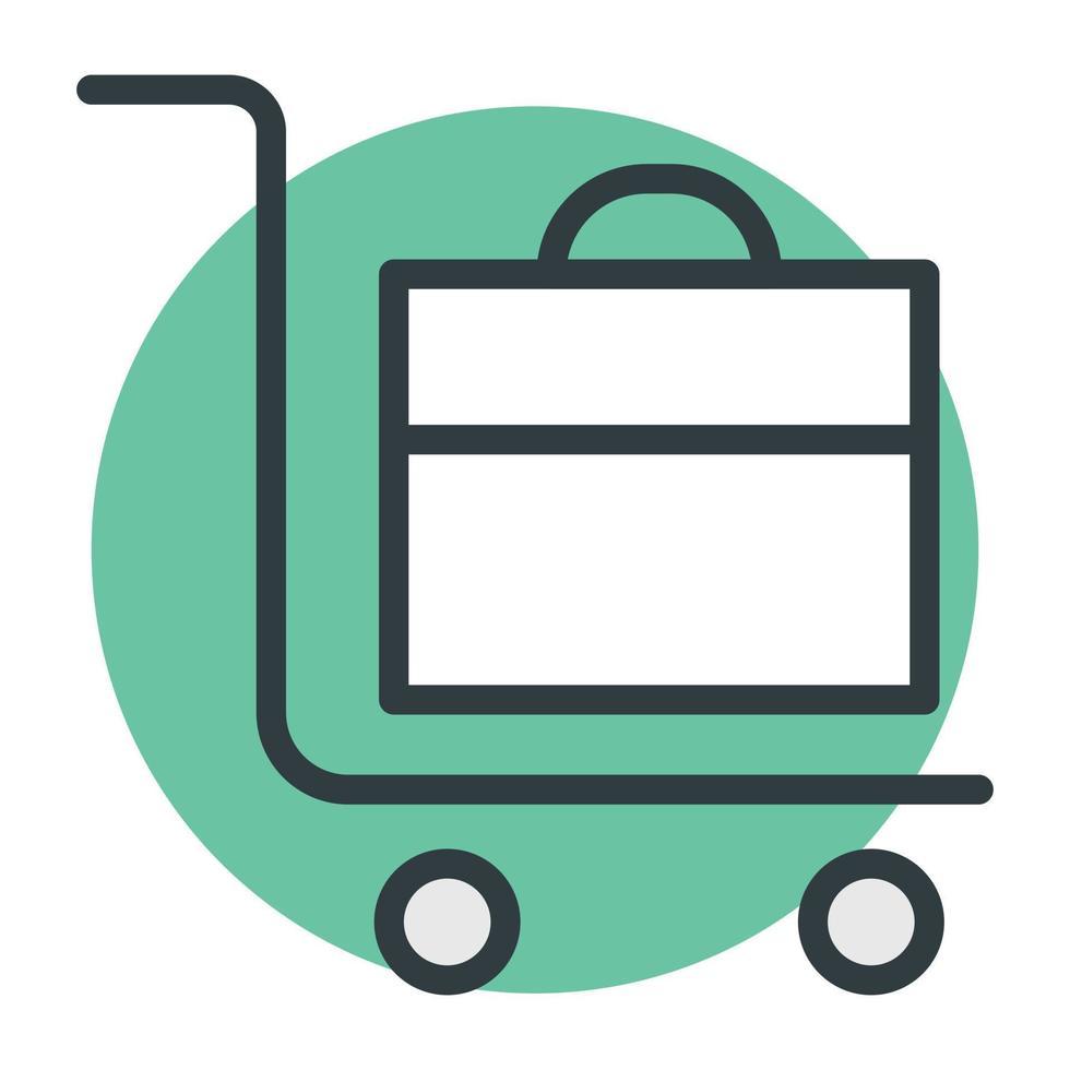 Hotel Cart Concepts vector