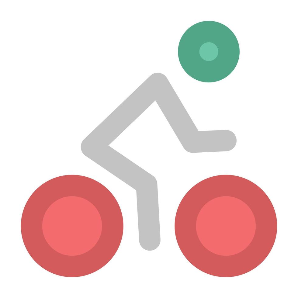Trendy Cyclist Conceits vector