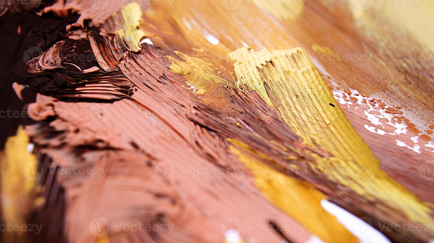 background of warm colorful abstract painting photo