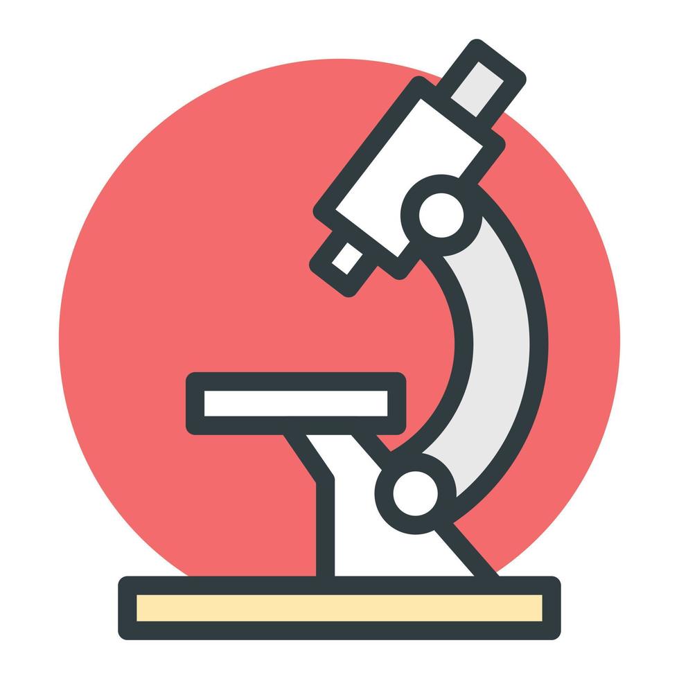 Trendy Microscope Concepts vector