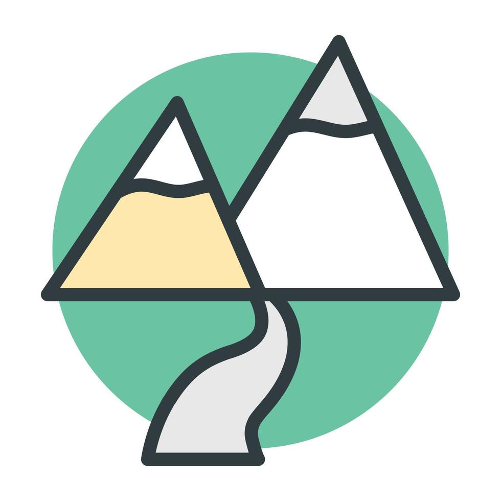 Hill Station Concepts vector